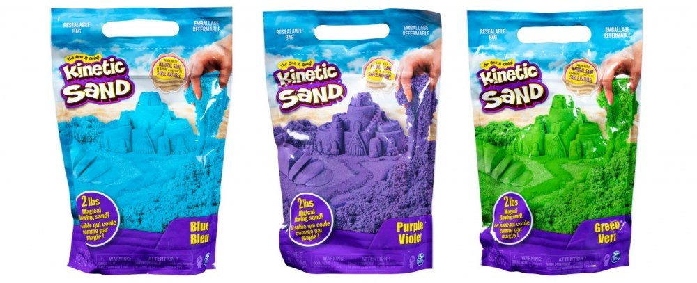 KINETIC SAND COULEURS VIVES 0.91KG 6046035 PUD3 SPIN MASTER